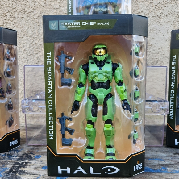 Halo The Spartan Collection Series Action Figure Complete Series 4 Set, 5 figure - Picture 2 of 8